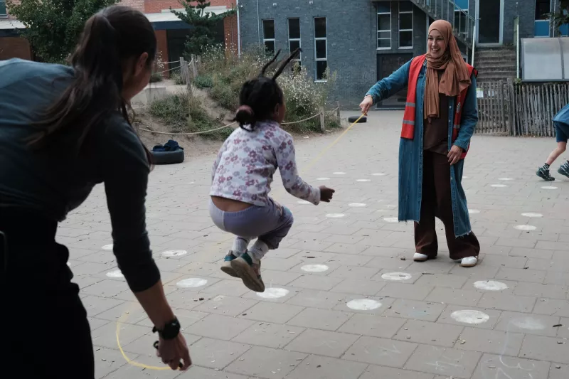 ​Aicha, kinderbegeleider buitenschoolse opvang