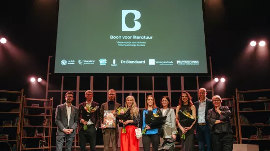 Prijsuitreiking van de boonliteratuurprijs 