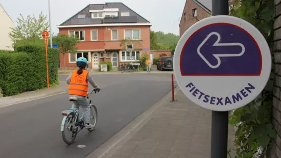 Fietsexamenroute door Wijgmaal